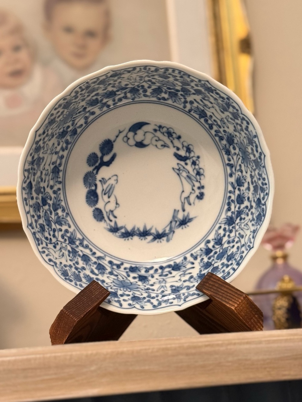 Andrea by Sadak Blue and White Porcelain Decorative bowl